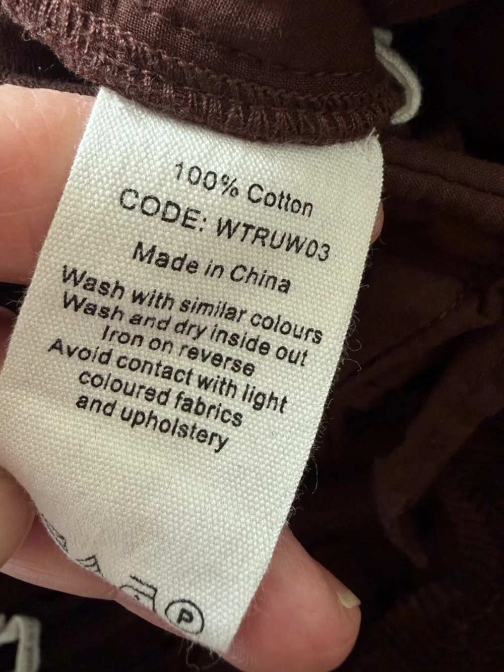 Toast Gabi Organic Pull On Cord Trouser in Chestnut Size UK 12 US 8 - Picture 10 of 11